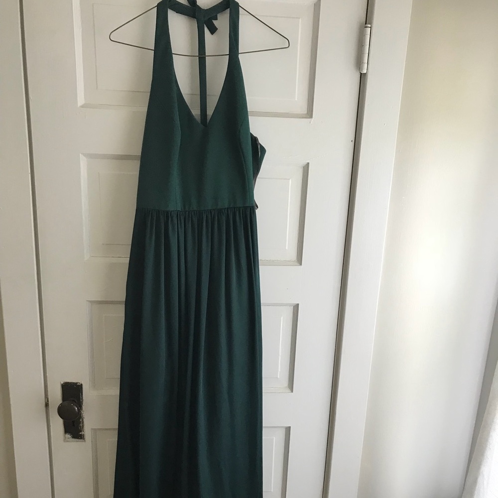 Full length Vera Wang bridesmaid dress